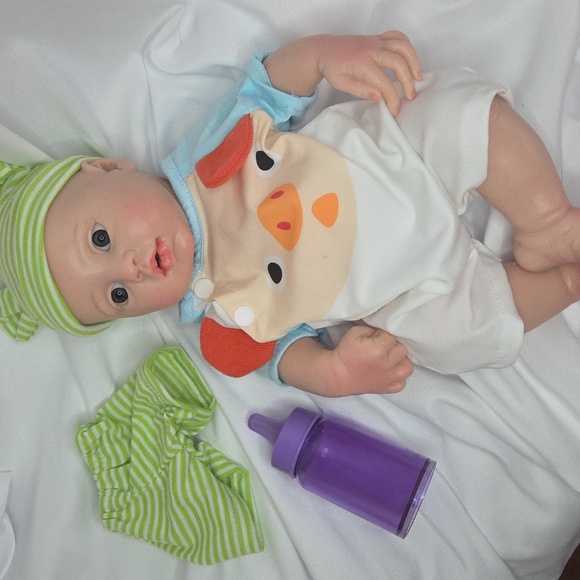 Silicone Baby Doll Boy Wet And Drink Anatomically Correct Collector Owned